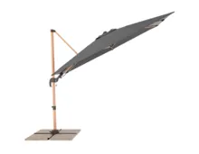 BRELLACO Pendelschirm Holz-Optik 200 x 300 cm, 410261840HD