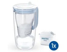 Brita Wasserfilter Glasskrug Maxtra Pro hellblau