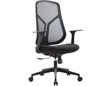 Bürostuhl Giant Stoff schwarz
