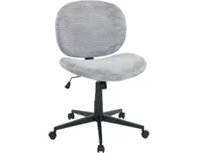 Bürostuhl Tilo Cordstoff grau