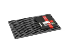 Bürstenmatte schwarz 40 x 60 cm