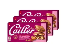 Cailler Milchschokoladentafel mit Cranberries 3x 200g