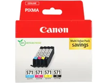 Canon Multipack Tintenpatronen Bkcmy Cli-571Pa