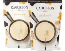 Caquelon Noir Fondue Moitié-Moitié mit Wein