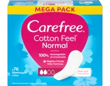 Carefree Slipeinlagen Cotton Feel Normal