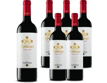 Catalunya Coronas Torres Jg 75, 2022 6x 75cl (2022) – Rotwein, Spanien (0.75l)