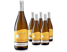 Chardonnay California Round Hill 6x 75cl (2024) – Weisswein, USA (0.75l)