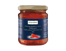 Chilischoten gemahlen