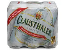 Clausthaler Bier, alkoholfrei, Dosen, 6 x 50 cl