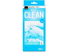 Clean Latex-Free L 50 Stück blau