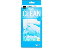 Clean Latex-Free M blau 50 Stück