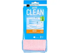 Clean Mikrofaser Frotteetuch 2 Stück