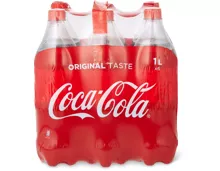 Coca-Cola 1 Liter und im 6er-Pack, 6 x 1 Liter