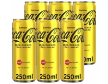 Coca Cola Lemon 6x 25cl