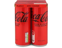 Coca Cola Zero 4x25cl