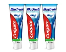 Colgate Max Fresh Cooling Crystals Zahnpasta 3x 75ml