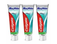 Colgate Max White White Crystals Zahnpasta 3x 75ml