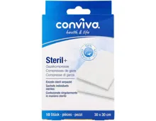 Conviva Steril Gazekompresse 10 Stück