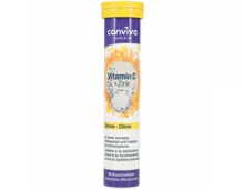 Conviva Vitamin C + Zink Zitrone 20 Stück