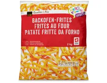 Coop Backofen-Frites, Schweiz, tiefgekühlt, 2 kg