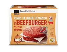 Coop Beef Burger Hot & Smokey, Schweiz, tiefgekühlt, 6 x 180 g