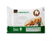 Coop Naturaplan Bio-Doppelkeks mit Kakaocreme, Fairtrade Max Havelaar, 3 x 90 g