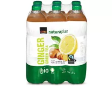 Coop Naturaplan Bio-Greentea Ginger, Fairtrade Max Havelaar, 6 x 1,5 Liter