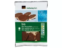 Coop Naturaplan Bio-Mini-Reiswaffeln Milchschokolade, 60 g