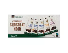 Coop Naturaplan Bio-Projekttafelschokolade, Fairtrade Max Havelaar, Degubox, 5 x 100 g, Multipack