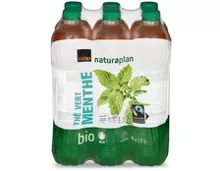 Coop Naturaplan Bio-Thé vert menthe, Fairtrade Max Havelaar, 6 x 1,5 Liter