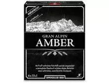 Coop Naturaplan Gran Alpin Amber Bio-Bier, 6 x 33 cl