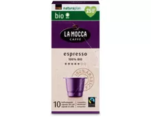 Coop Naturaplan La Mocca Bio-Espresso, Fairtrade Max Havelaar, 10 Kapseln
