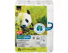 Coop Oecoplan Haushaltspapier, FSC® Recycled, decor & short, 16 Rollen