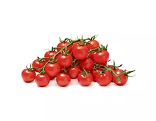Coop Primagusto Cherry-Rispentomaten, Italien, Packung à 600 g. Knackig, herrlich ausgewogenes Aroma.