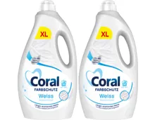 Coral Flüssig-Waschmittel White 2x50 Waschgänge