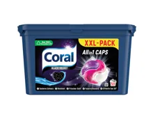 Coral Waschmaschinencaps All in 1 Black Velvet XXL-Pack 50 Caps