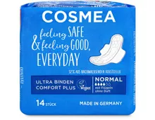 COSMEA Ultra Binden Normal mit Flügel 14 Stück