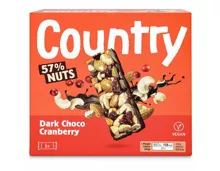 Country Nuts Dark Choco & Cranberry 6x30g