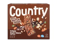 Country Nuts&Seeds Crunchy Dark Choco 6x30g