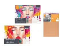 Crelando Aquarellpapierblock/Skizzenblock