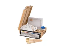 Crelando Koffer-Tischstaffelei, 52-tlg.