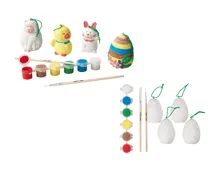 Crelando Osterfiguren zum Bemalen, 12-tlg.