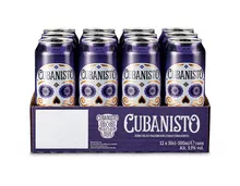 Cubanisto Rum Flavored Bier, Dosen, 12 x 50 cl