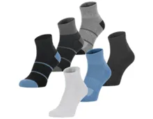 Damen/Herren-Fitness-Socken, 3-teilig, Ankle
