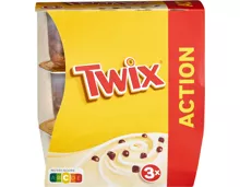 Danone Joghurt Twix mit Caramelsauce