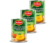 Del Monte Pfirsichhälften leicht gezuckert 3x235g