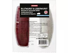 Denner Blutwurst und Leberwurst