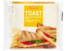 Denner Toast Schmelzkäsezubereitung