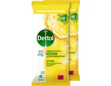 Dettol Allzwecktücher Limette + Minze 2 x 60 Tücher