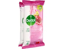 Dettol antibakterielle Allzweckreinigungstücher Granatapfel & Limette